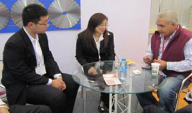 第15屆廈門國際石材展上驚豔金剛石鋸片客戶