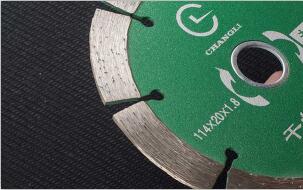 金剛石鋸片幹切王刀頭顆粒度及生成工藝