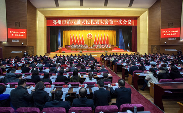 湖北昌利公司董事長龍其準同誌參加鄂州市第八屆人民代表大會