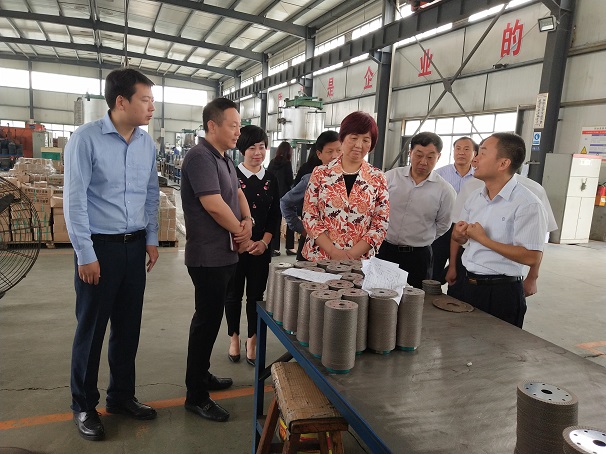 省人大常委會常務副主任、黨組書記王玲一行來湖北昌利公司視察